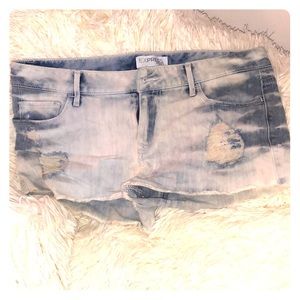 Express jean shorts